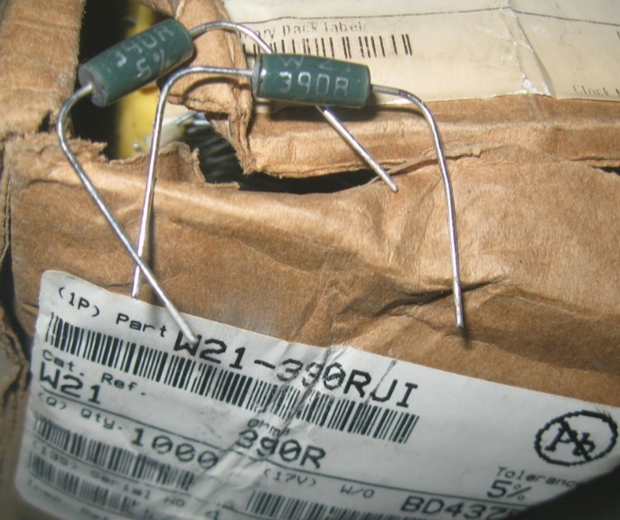 RESISTOR W21-390RJI 3W 5% 390OHM 390R WELWYN/TT ELECTRONICS AXIAL