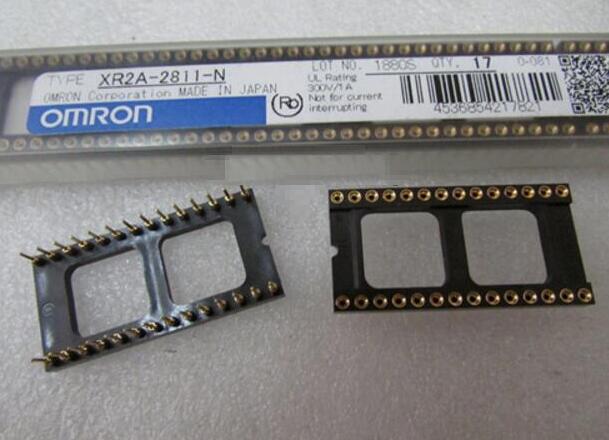 XR2A-2811-N Omron CONN IC DIP SOCKET 28POS GOLD Connectors