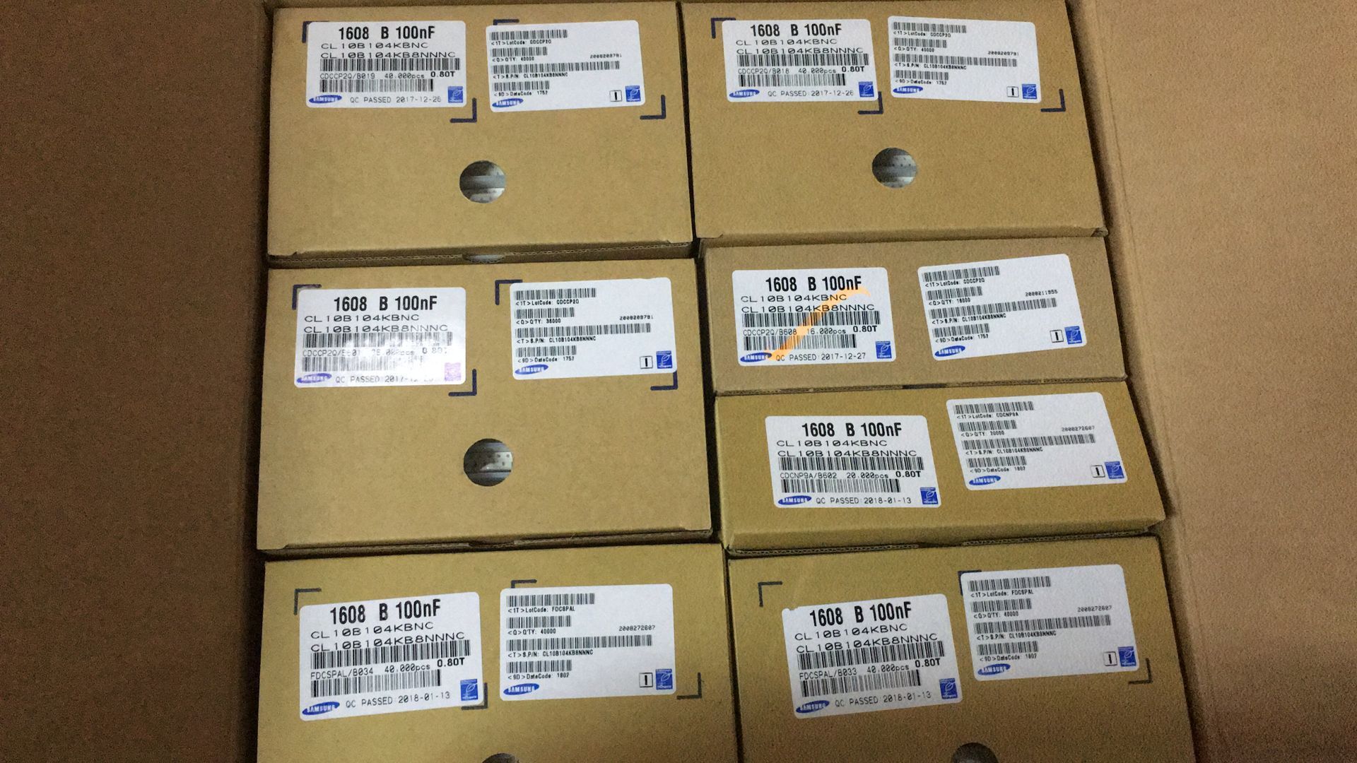 Samsung Electro-Mechanics CL10C101KB8NNNC CAP CER 100PF 50V C0G/NP0 0603