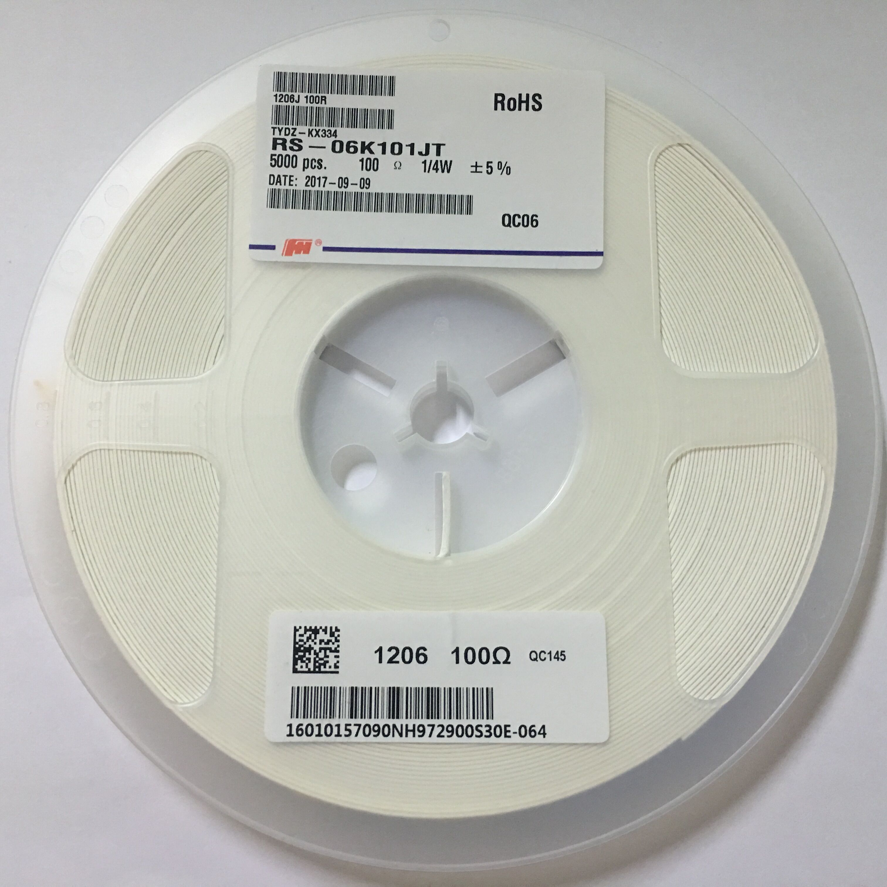 Stackpole Electronics Inc. RMCF1206JT100KC RES 100K OHM 5% 1/4W 1206