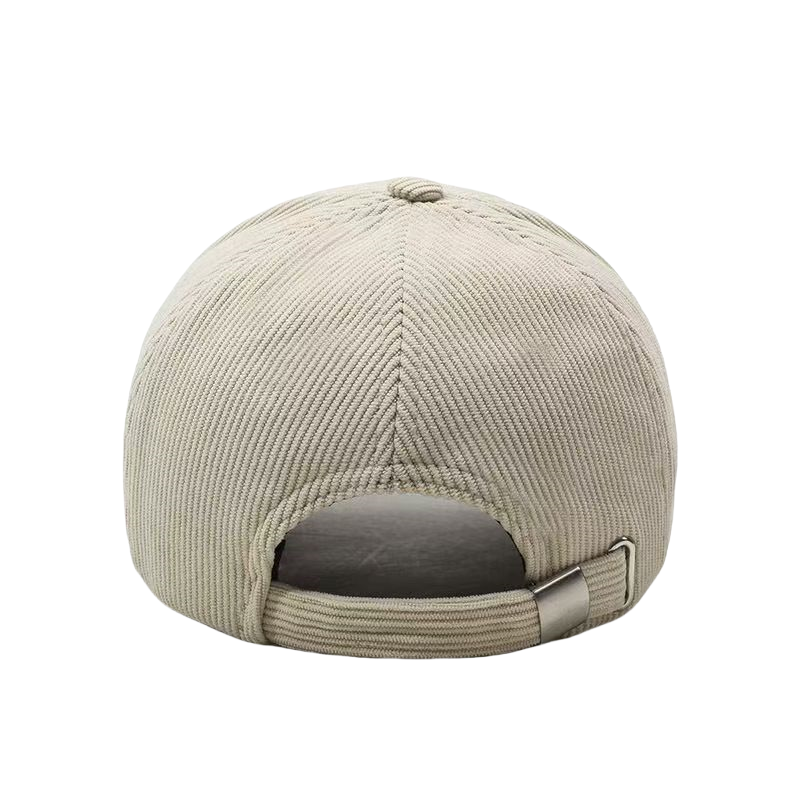 High Quality Custom Corduroy Baseball Cap for Men and Women Embroidery Sporty Style for Outdoor Daily Use