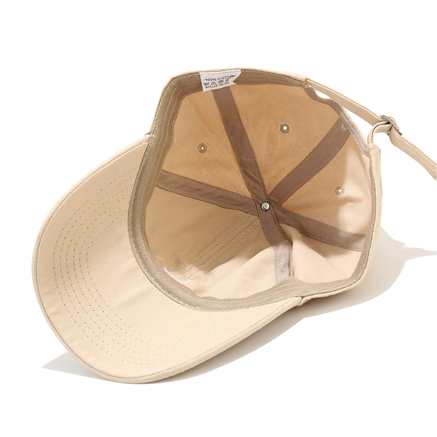 Unstructured Low Profile Baseball Cap for Women and Men Adjustable 'Mile Face' Cap