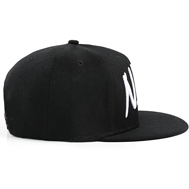 Customizable 3D Embroidery Logo Snapback Hat Hip Hop Style Cotton Cap with Character Pattern for Party Outdoors