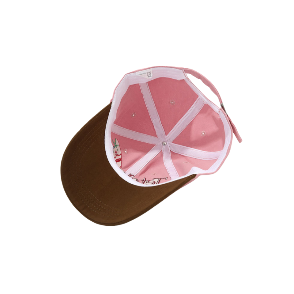 New Spring/Summer 2026 High-Quality Casual Hat: Two-Tone Design with Embroidered Logo, Adjustable, 6-Panel Cotton Baseball Cap