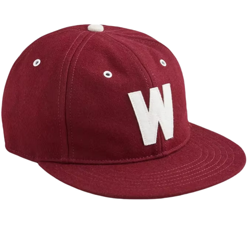 Unisex Custom Unstructured 6-Panel Flat Brim Wool Snapback Cap Street Hip Hop Fashion Logo Patch for Parties Travel Outdoor Wear