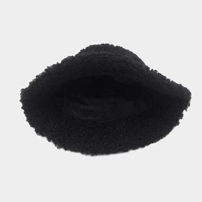 Women's Fashion Pattern Wool Bucket Hat Warm Winter Outdoor Fisherman Cap for Adults Kids Party Appropriate