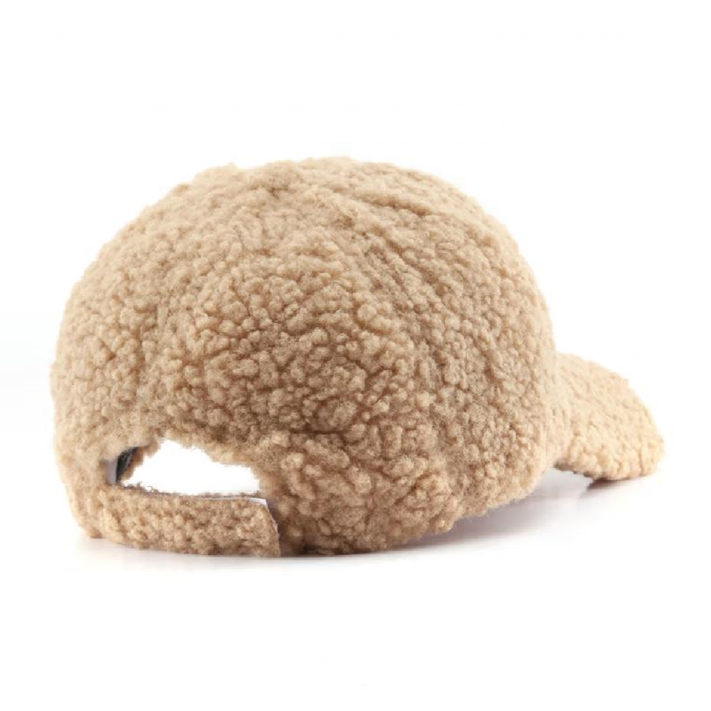 Custom Keep Warm Fashion Embroidery Logo Sport Lamb Wool Caps Dad Hat Winter Baseball Cap Gorras