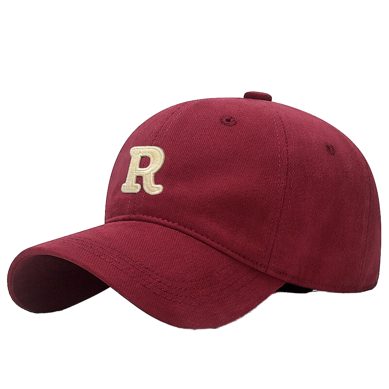 Wholesale 6-Panel Cotton Sports Baseball Cap Customizable Snapback Fitted Base Ball Cap with Embroidered Logo in Sporty Style