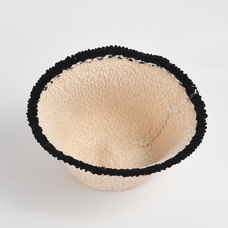 Wholesale OEM Design Polar Fleece Embroidered Winter Hat Bucket Wool Hunting Hat with Cartoon Pattern for Casual Daily Use