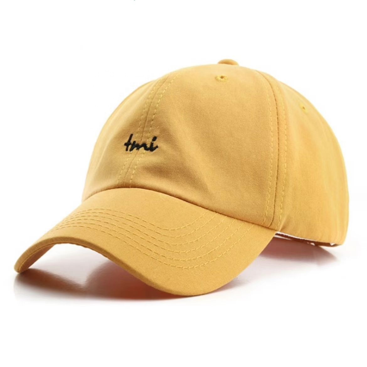 Wholesale Custom Embroidered Cotton Twill Fitted Baseball Cap Customizable Baseball Hat