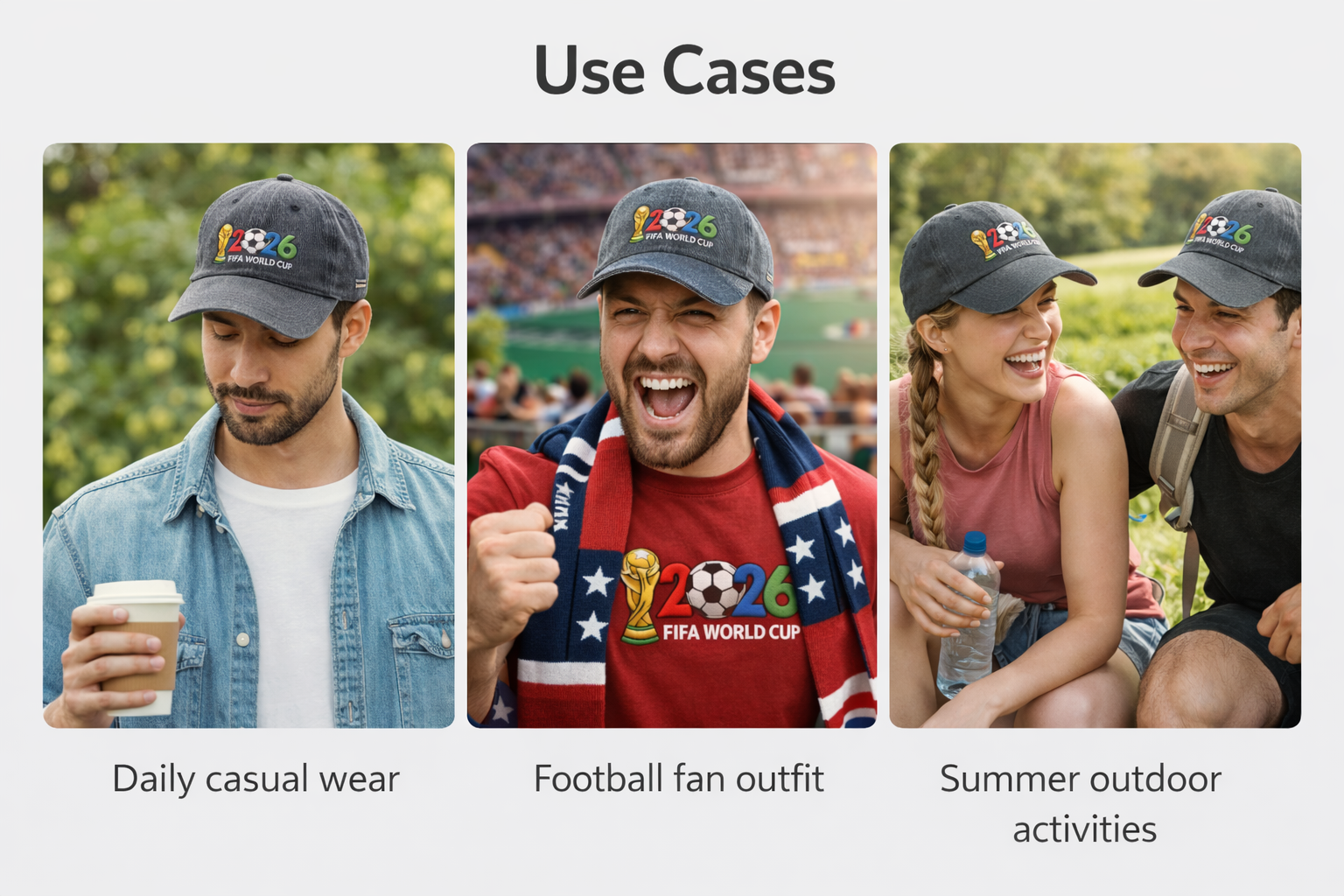 2026 Football League Vintage Sporty Embroidered 6-Panel Adjustable Baseball Cap Unisex