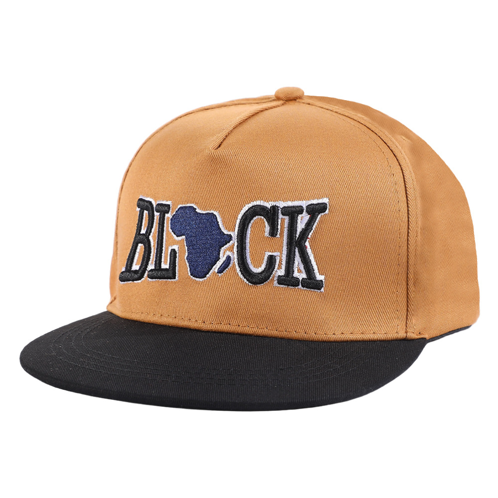 Embroidered Baseball Cap with a Hard Top and Hip-hop Style American Fedora Cap