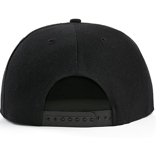 Customizable 3D Embroidery Logo Snapback Hat Hip Hop Style Cotton Cap with Character Pattern for Party Outdoors