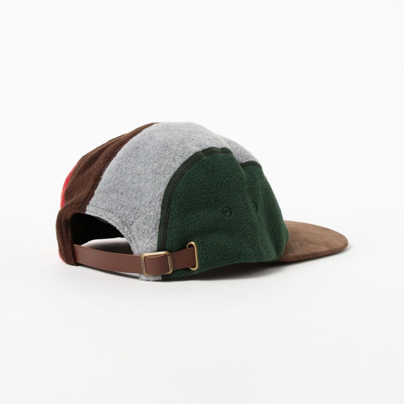 2025 New Winter 5-Panel Multi-Fleece Cap Multi-Color Patchwork Straight-Fit Warm, Cold-Resistant, Comfortable,Adjustable Hat