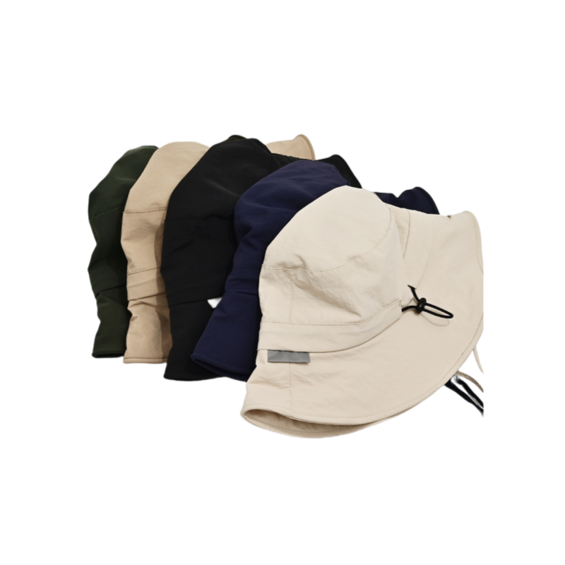 Custom High Quality Polyester Bucket Hat for Men Women Waterproof Fishermen & Beach Sun Protection Wide Brim Stylish Formal Look