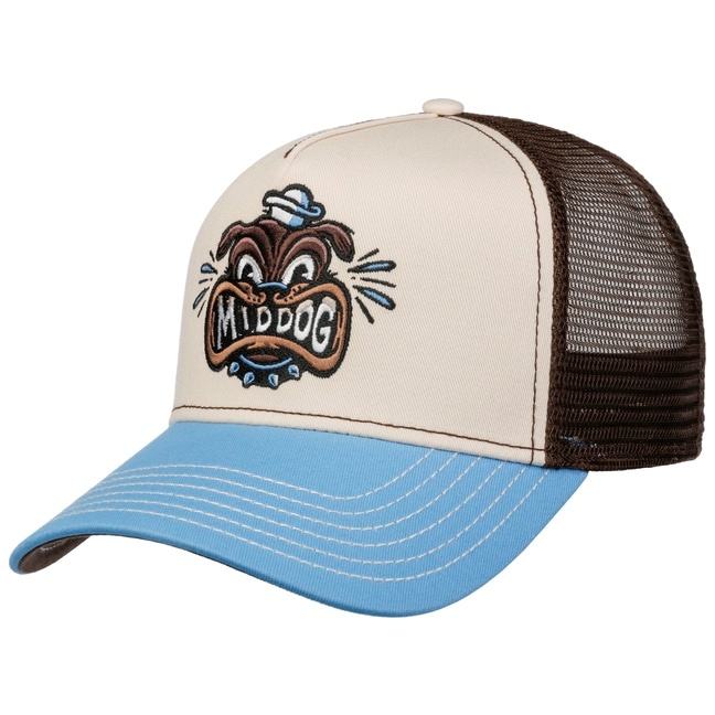 Designer Custom Cotton Polyester 5 Panel Caps Embroidery Cartoon Animal Pattern Logo Trucker Mesh Hats for Unisex