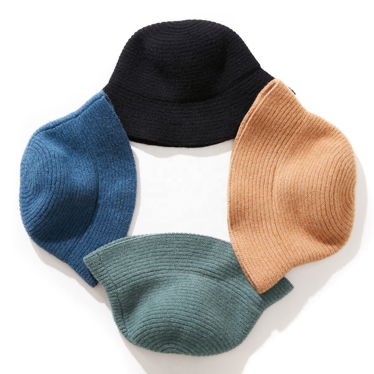 Wholesale High Quality Wool Winter Hats Custom logo Knitted Women Custom Beanie Hat