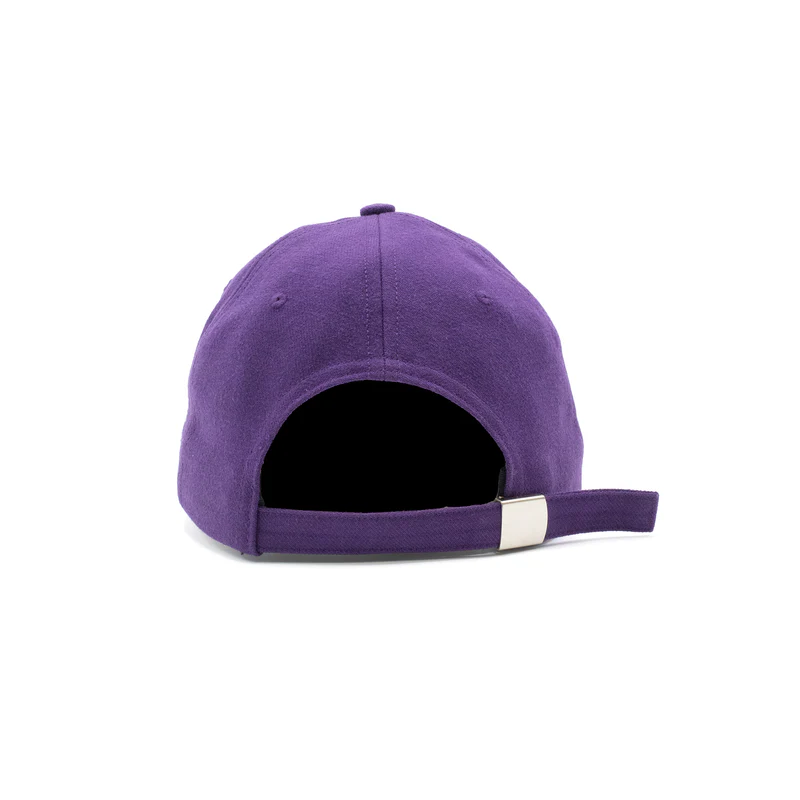 Six-Piece Unstructured Flat Brim Cap Multicolor Wool Embroidered Metal Snapback Canvas Denim Sports Outdoor Winter Cycling Party