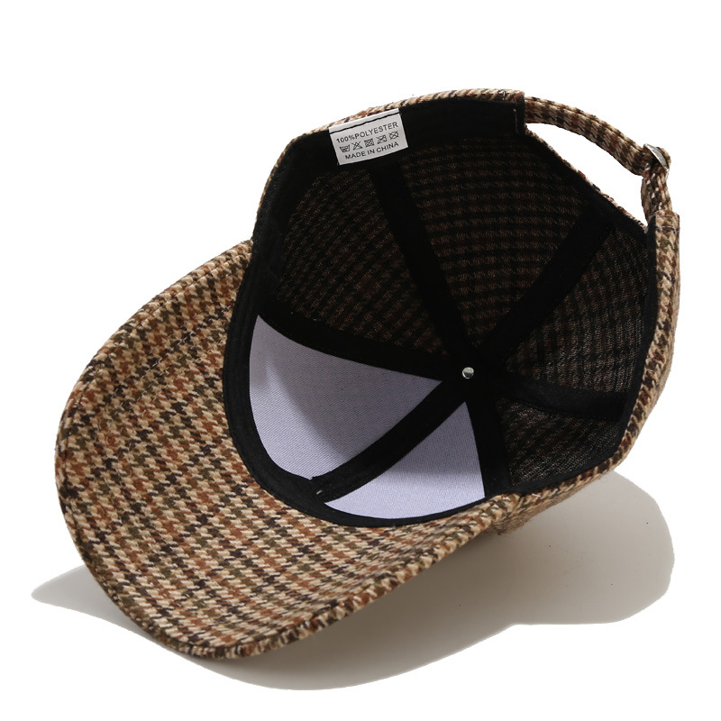Spring/Summer New Style Baseball Cap Men's/Ladies Fashion Sun Hat Casual Checkered Design