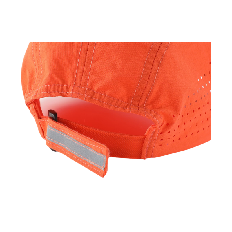 Breathable Lightweight Orange Waterproof Running Cap Adjustable Quick-Dry Outdoor Sports Hat for All Seasons