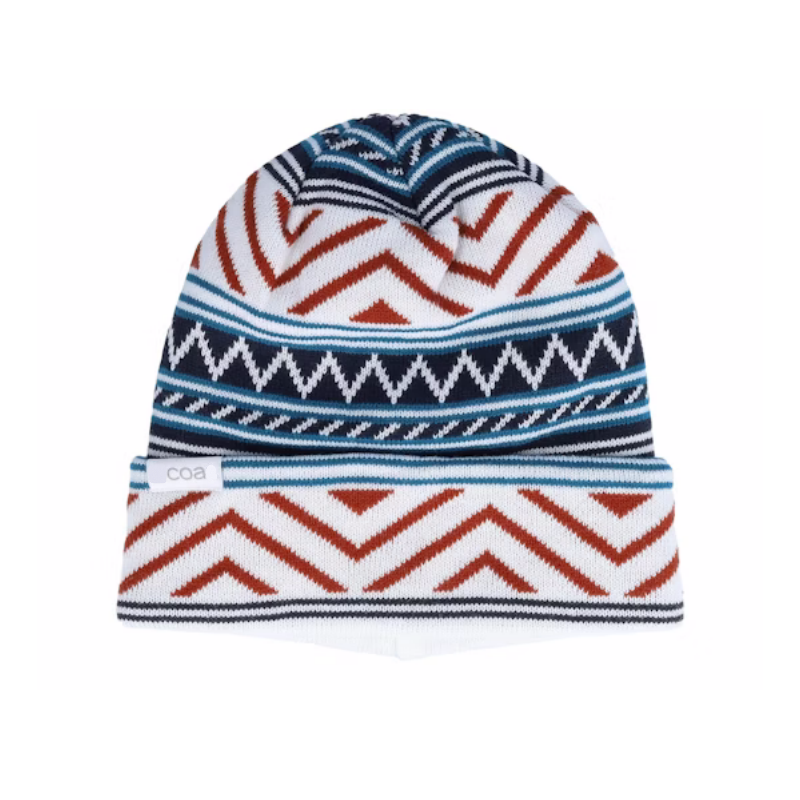 2025 Fashion Zigzag Striped Winter Stretchy Knit Beanie Hats Soft Warm for Men Women Lightweight Stylish Unisex Cuffed Beanies