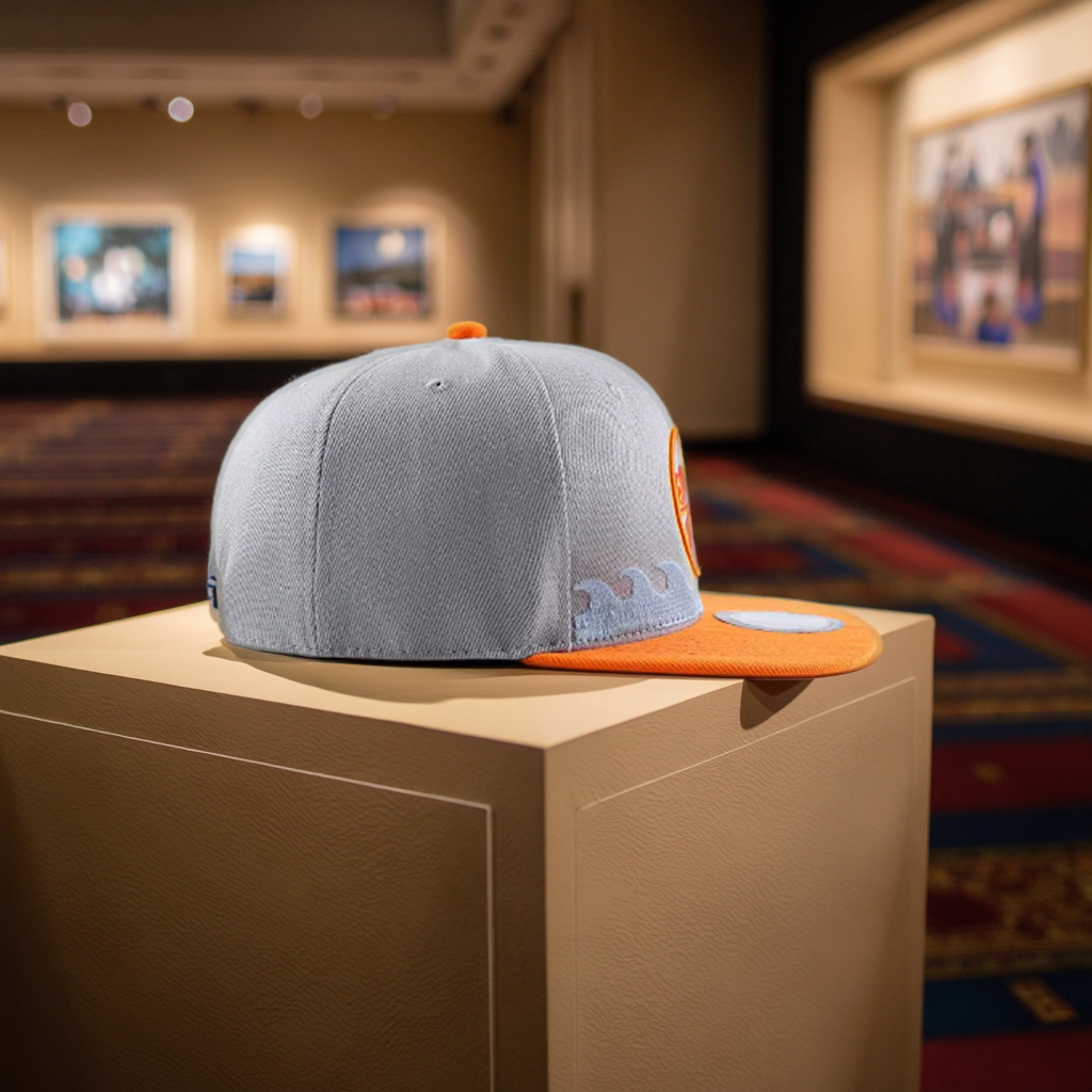 Customizable Hip Hop Style Flat Brim Dad Hats Two Tone 3D Embroidery Logo Snapback Cap for Sports Outdoor Activities Cycling