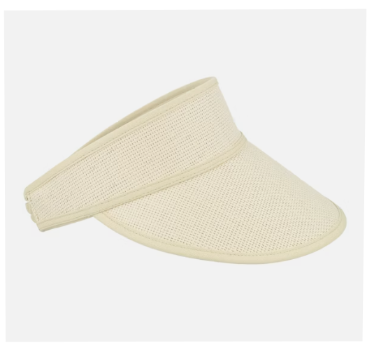 2026 New Style Casual Adjustable Straw Visor Hat for Spring/Summer Outdoor Use