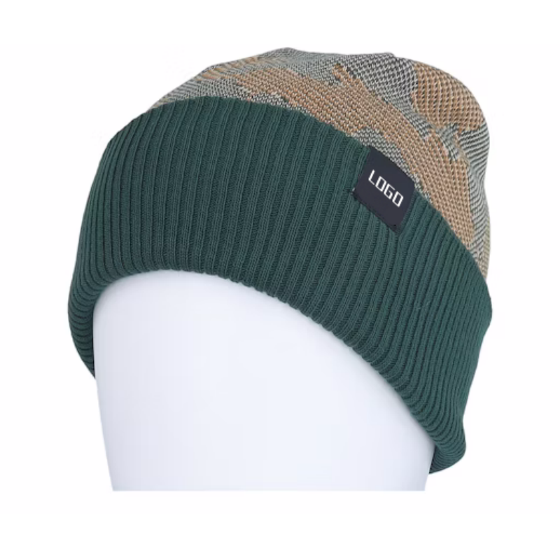 Winter Classic Soft Cotton Beanie Warm Knit Skull Cap for Men and Women-Custom Daily Winter Hats for Travel and Beach