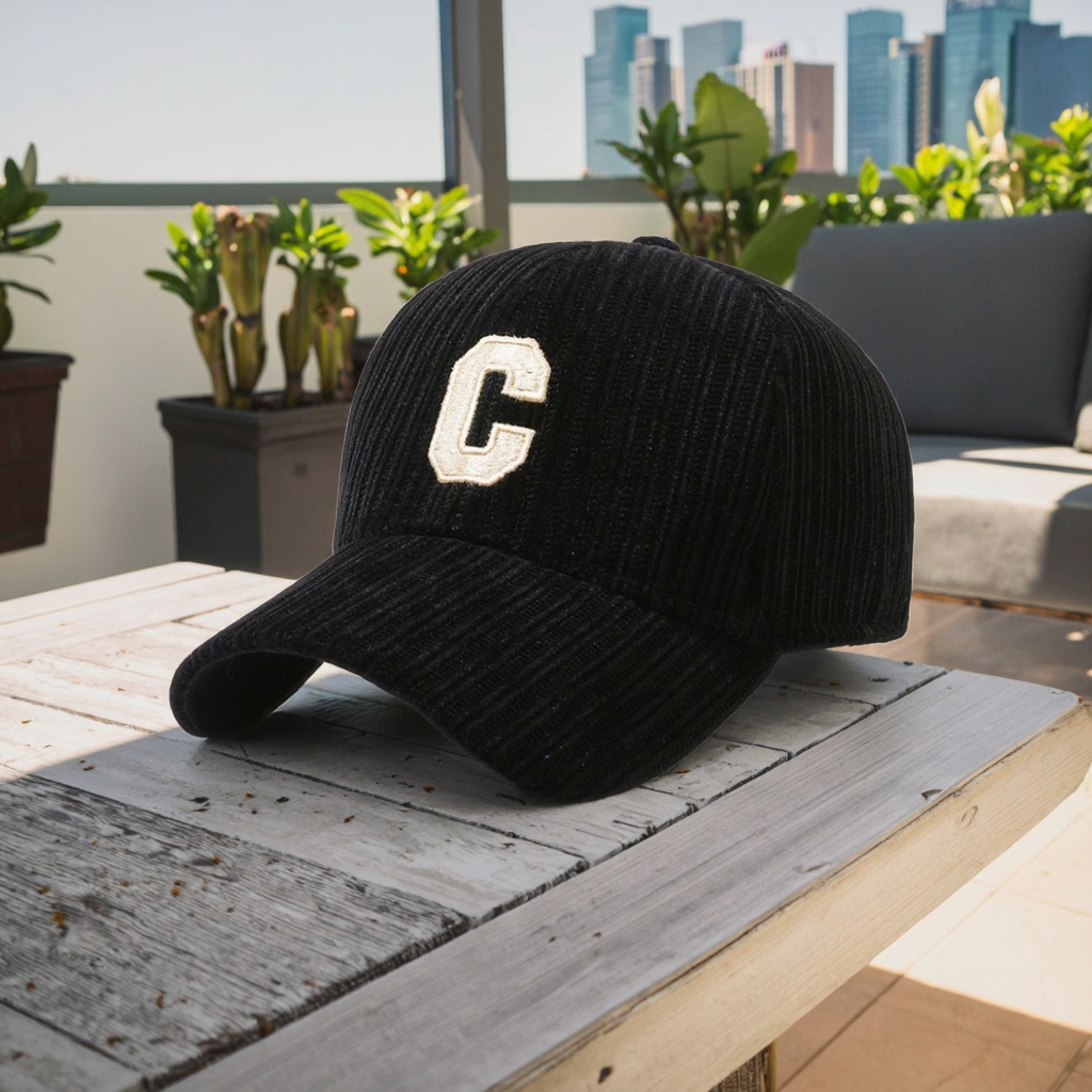 Unisex Simple Baseball Cap Custom Corduroy Lace Fabric Dad Hat Soft Warm Outdoor Wear for All Seasons Breathable American Style