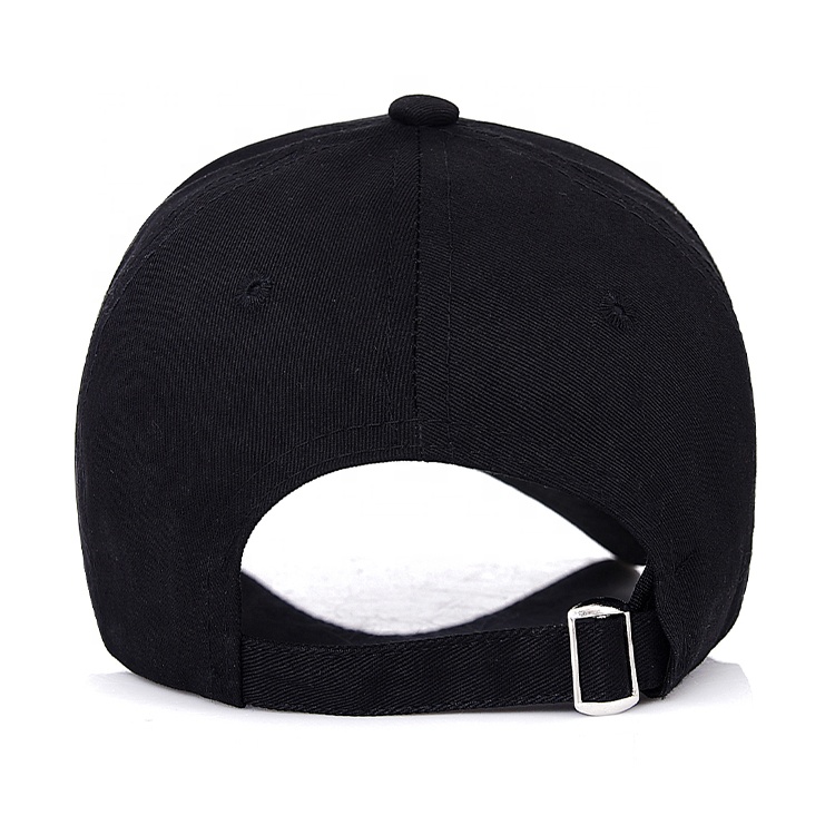 Custom 100% Cotton 3d Embroidered Letter S Logo 6 Panel Baseball Cap Curved Bill Sports Hat