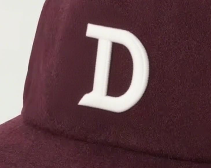 Hot Sale 6-Panel Unstructured Micro-Curved Wool Baseball Cap Snapback Caps