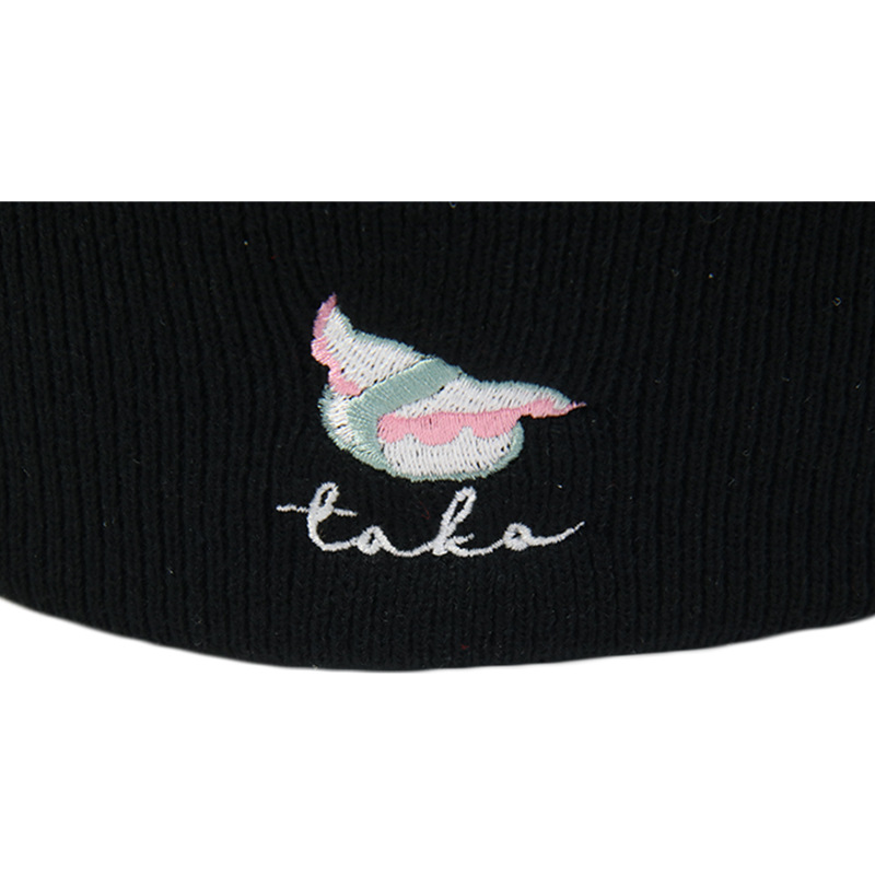 Unisex Winter Jacquard Embroidered Beanie Warm Acrylic Cuffless Knitted Hat for Daily Outdoor Ski Beach Factory Supplies Travel