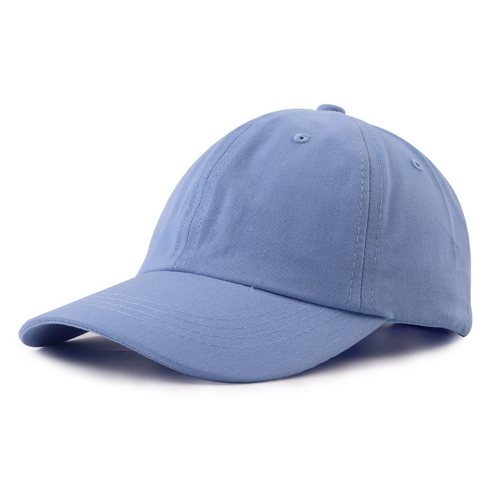 Wholesale Custom Logo 6-Panel Common Fabric Unisex Adjustable Sporty Style Baseball Cap for All Seasons Running