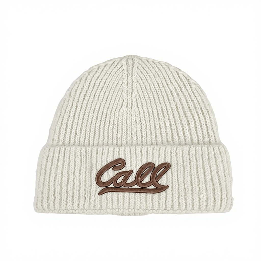 2025 New Style Letter Knitted Hat - Winter and Autumn Warmth Knitted Yarn - Thick Cold Hat