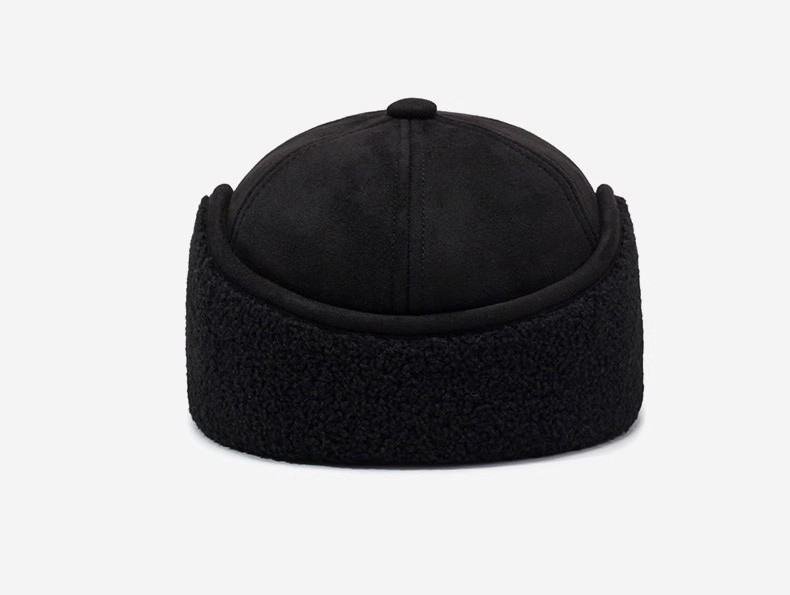 New Autumn-winter Style Warm Flight Cap for Men. Dad-style Outdoor Casual Thick Fleece Ear Warmer Hat for the Elderly.