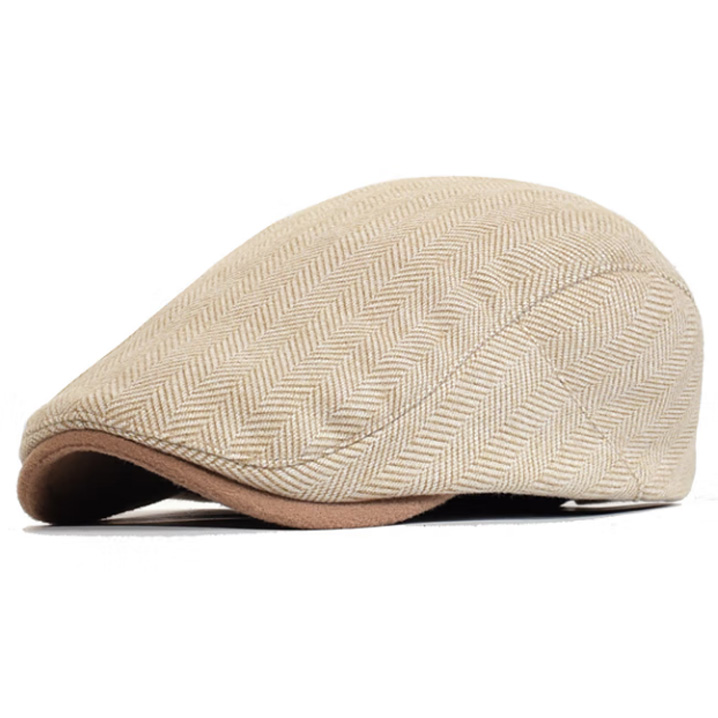 High Quality Classic Vintage Cotton Newsboy Hat Versatile for Casual & Party Scenes Winter Ivy Cap