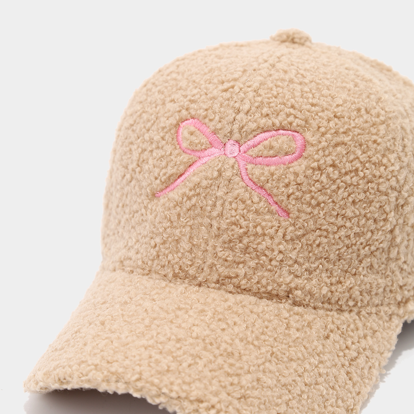 Women's Winter and Autumn Woolen Hat - Warm and Fashionable with a butterfly Knot Embroidery Baseball Cap