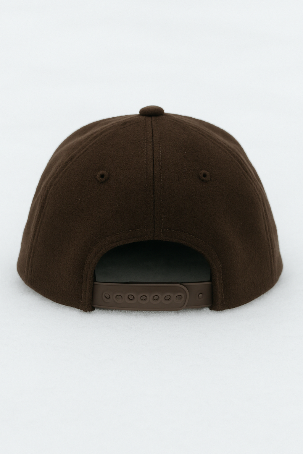 Custom Embroidered Gray Snapback Adjustable Wool Blend Baseball Cap