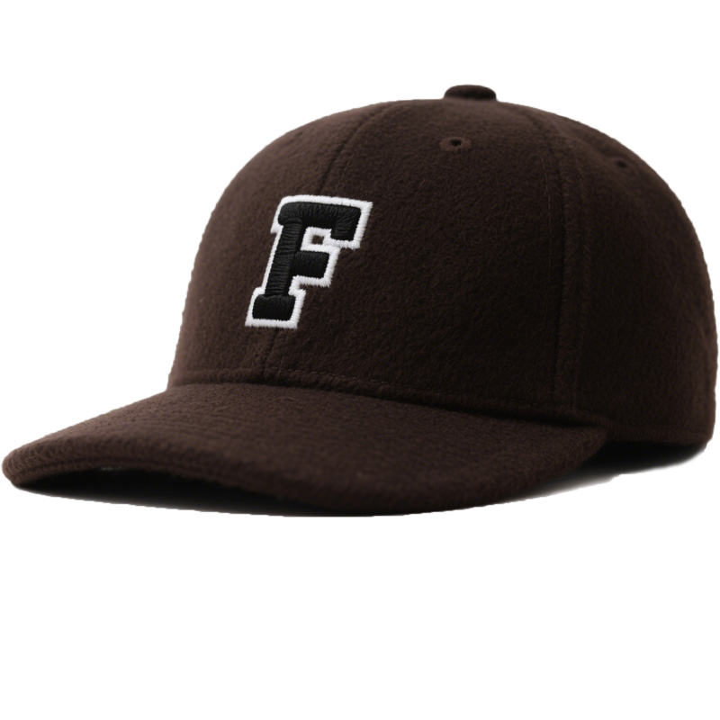 Custom Embroidered Gray Snapback Adjustable Wool Blend Baseball Cap