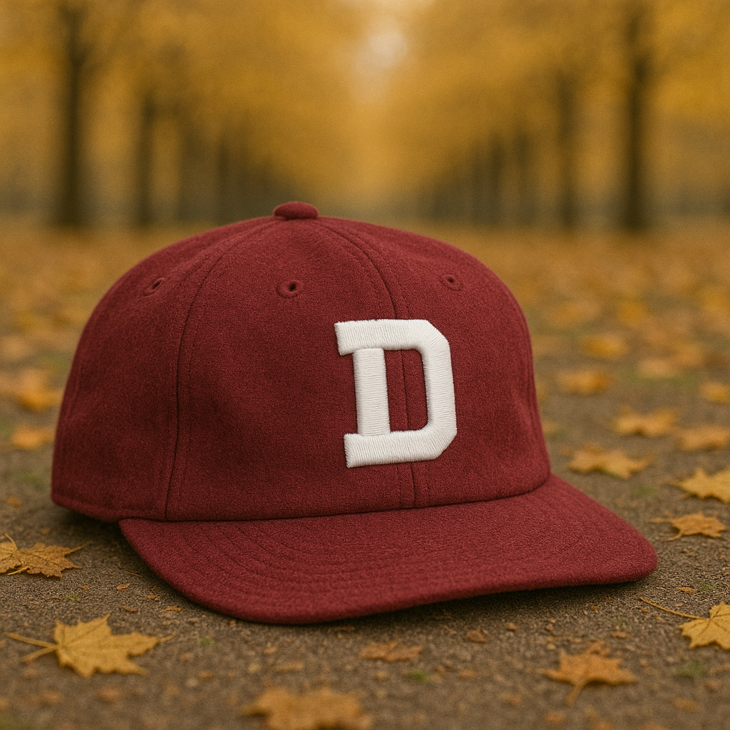 Custom Embroidered Gray Snapback Adjustable Wool Blend Baseball Cap