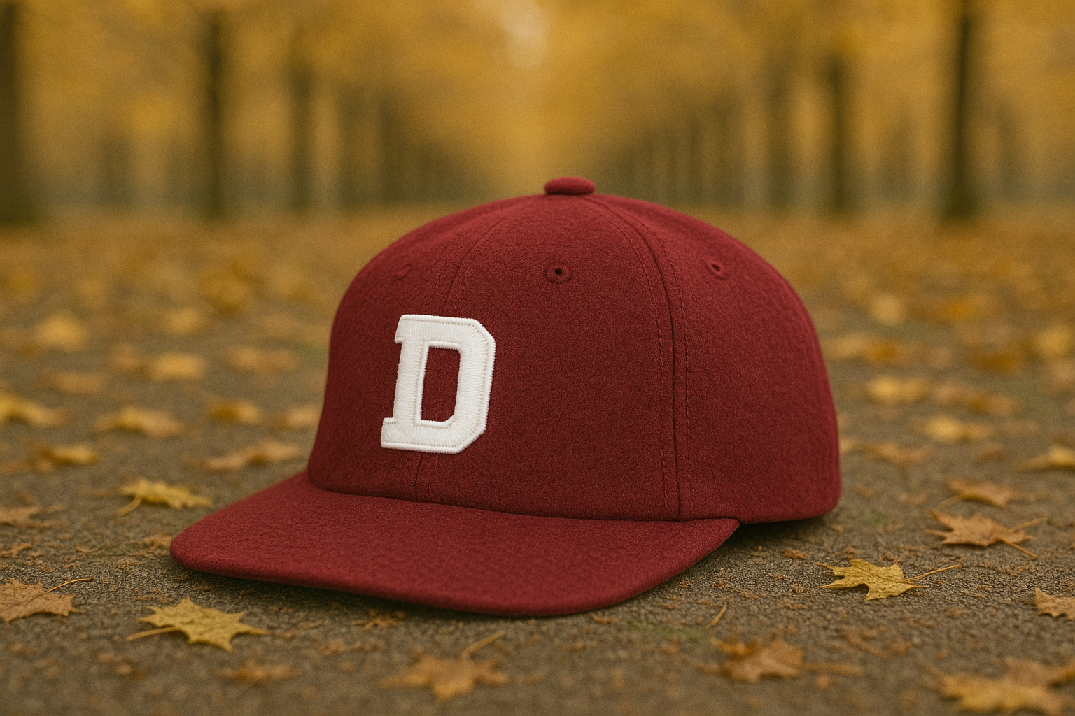 Custom Embroidered Gray Snapback Adjustable Wool Blend Baseball Cap