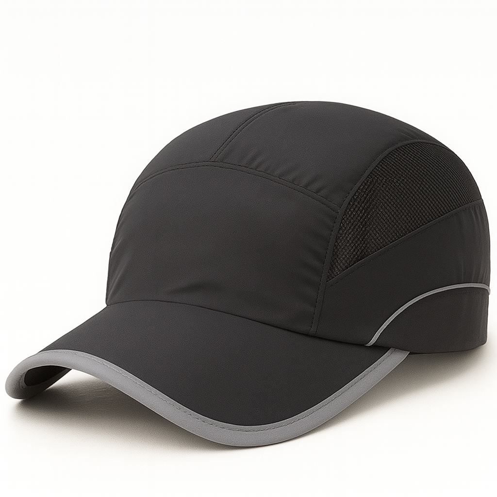 Custom Polyester Waterproof Mesh Sports Hat Baseball Cap Dry Fit Running Hat