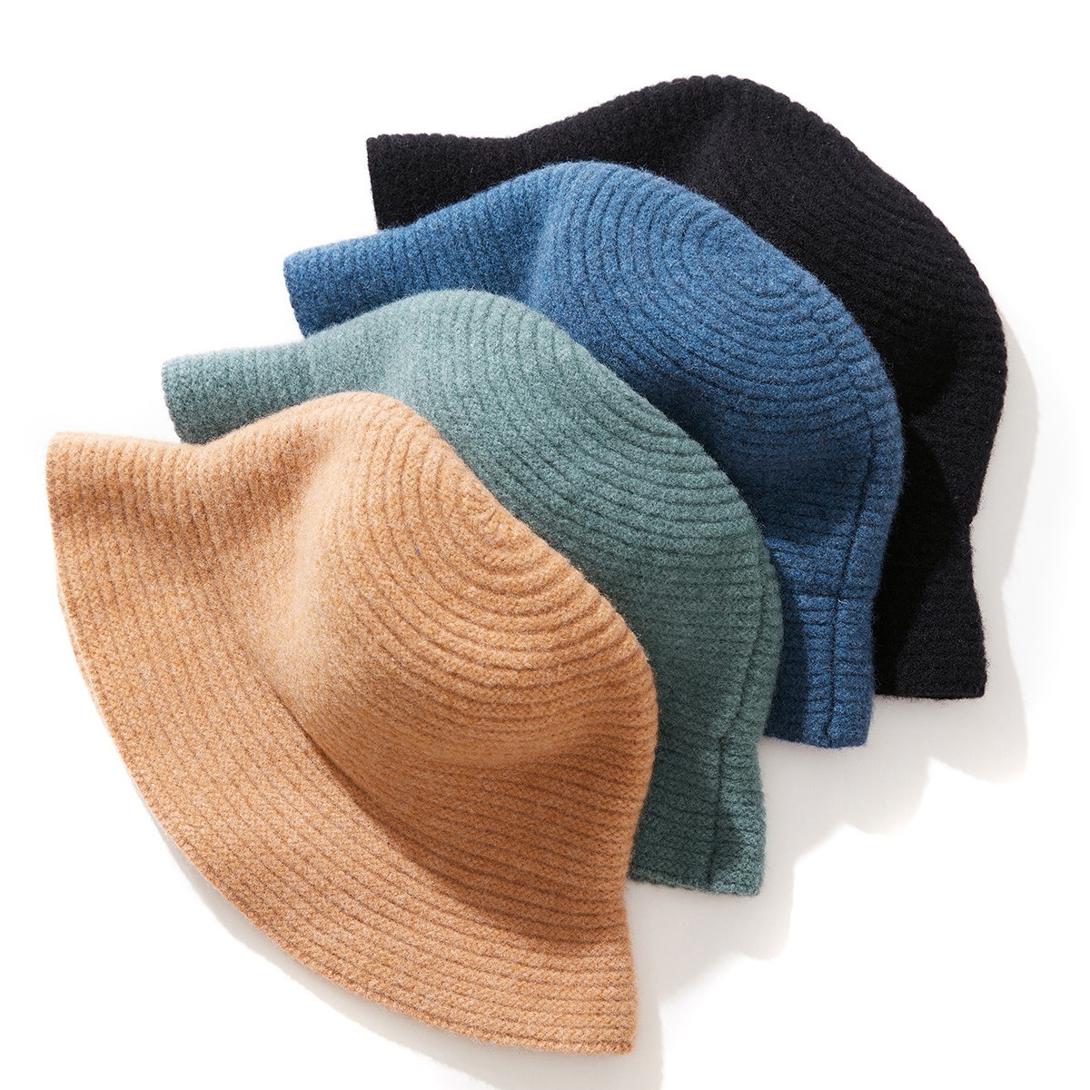 Wholesale High Quality Wool Winter Hats Custom logo Knitted Women Custom Beanie Hat