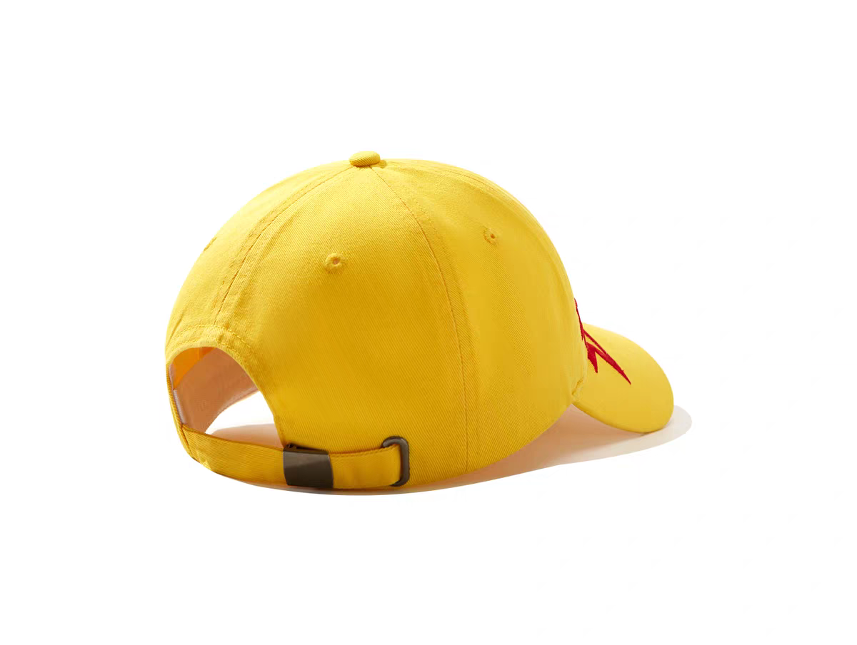 Letter Star Embroidered Twill Dobby Street Style Casual Baseball Cap Unisex Versatile Adjustable Strap Sun Duckbill Common