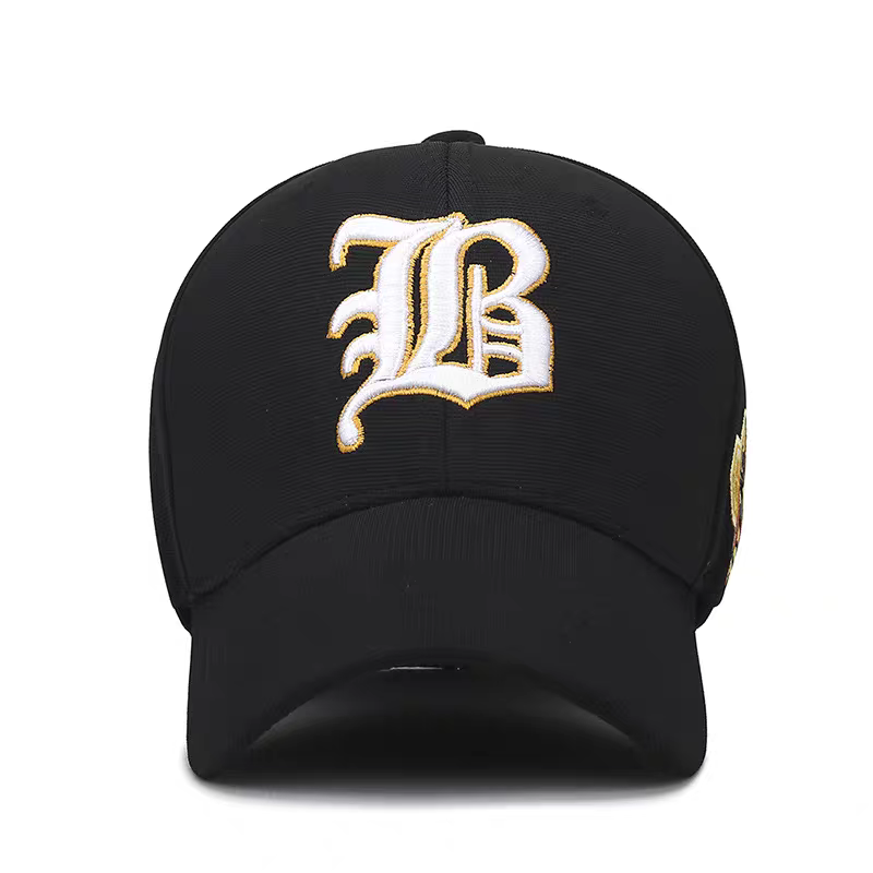 Spring Summer American Style Sporty Vintage Twill Baseball Cap Unisex Casual Closed Back 3D Embroidery Dad Hat