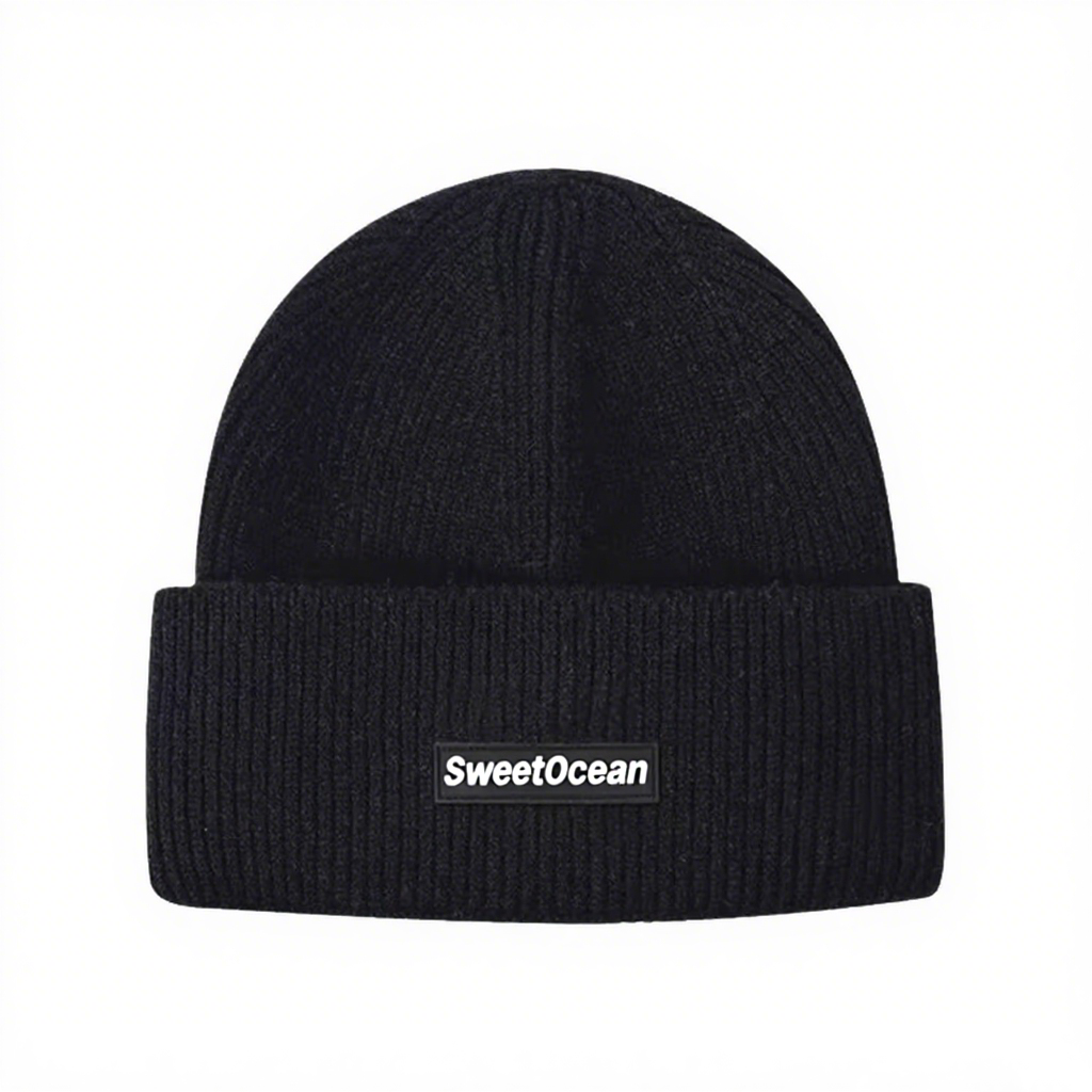 Unisex Custom Winter Knitted Cuffed Beanie Hat Wholesale Custom Logo Cotton Digital Printing Free Size for Business Scene