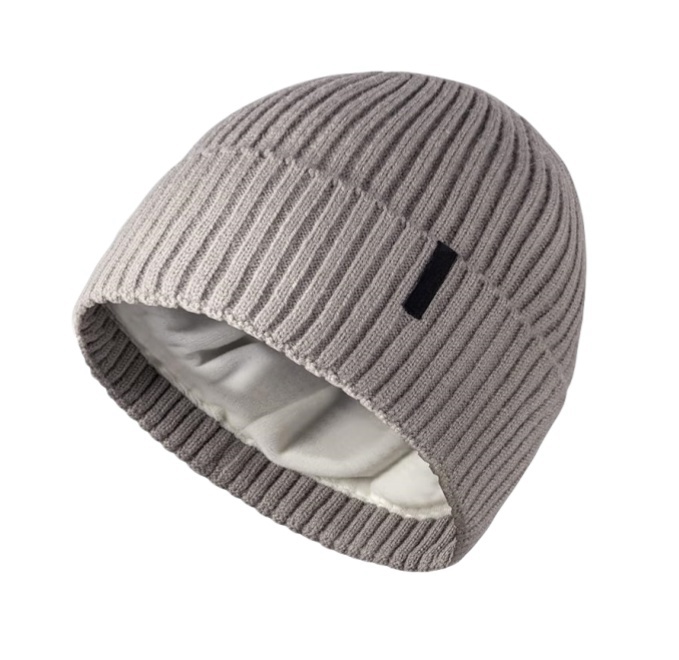 Unisex High Quality Cotton Winter Beanie Hat Custom Warm Knit Cuffed Ski Hats Cartoon Character Beach Appropriate for Men Women