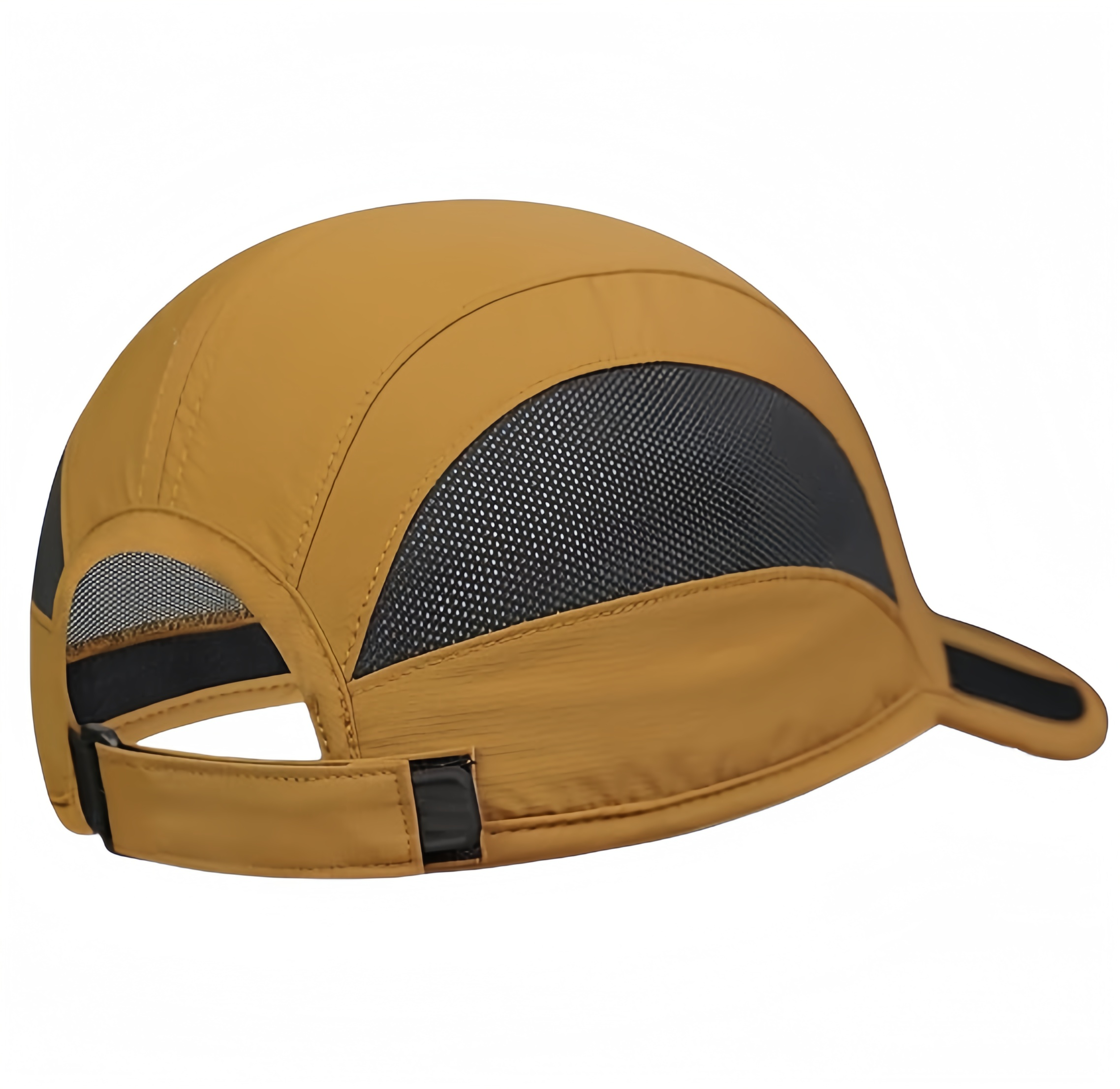 Unisex Custom UPF 50 High Water Resistant Breathable 5 Panel Unstructured Hat-Long Large Curved Golf/Soccer Embossed Letter
