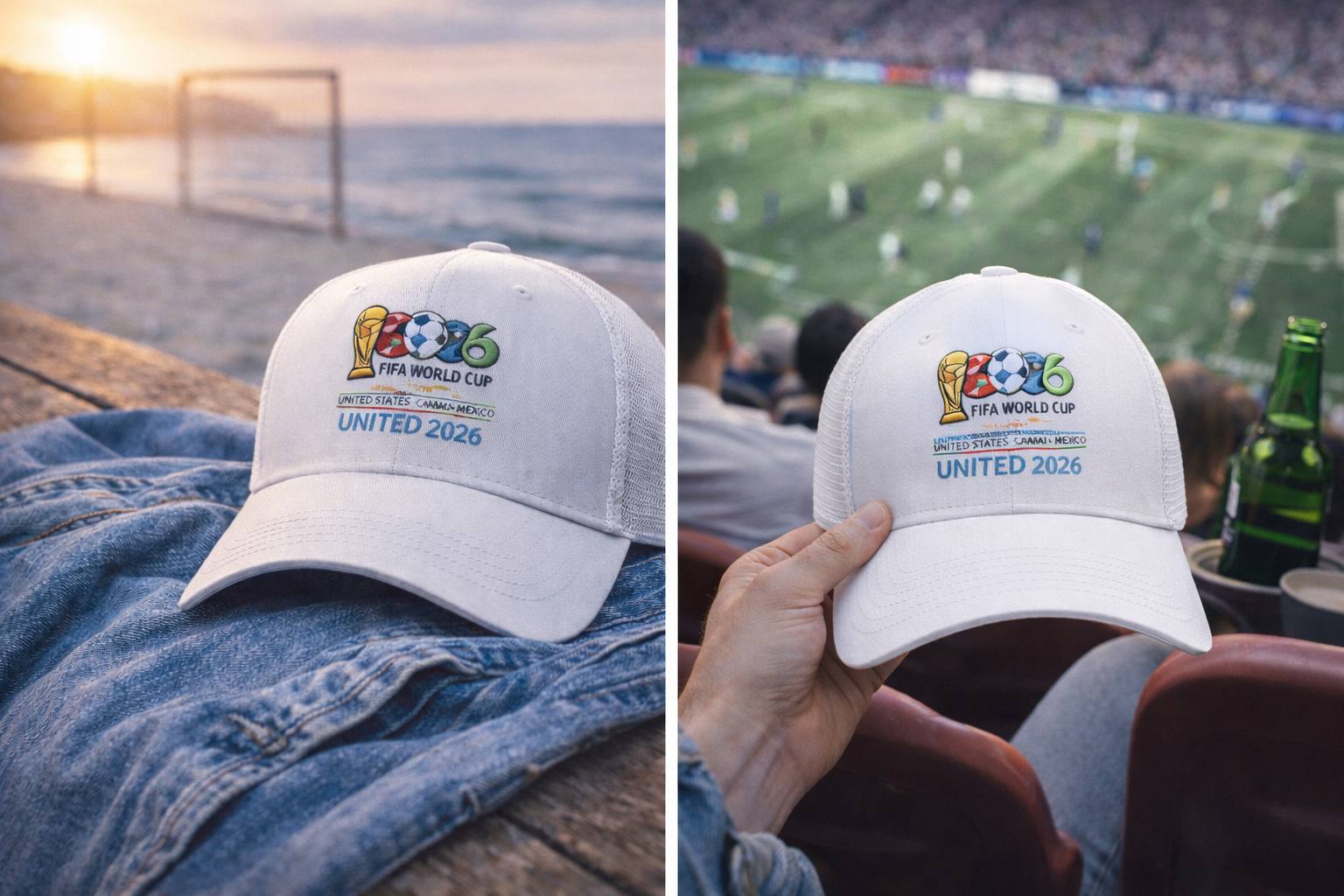 2026 Football League Vintage Sporty Embroidered 6-Panel Adjustable Baseball Cap with Letter Pattern Unisex