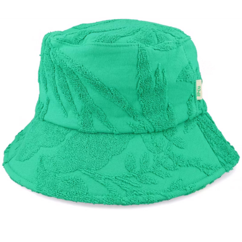 High Quality Terry Hat Green Bucket Hats Wholesale Custom Logo Large Hiking Hats With String for Child